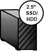 NAS  2.5" SSD/HDD